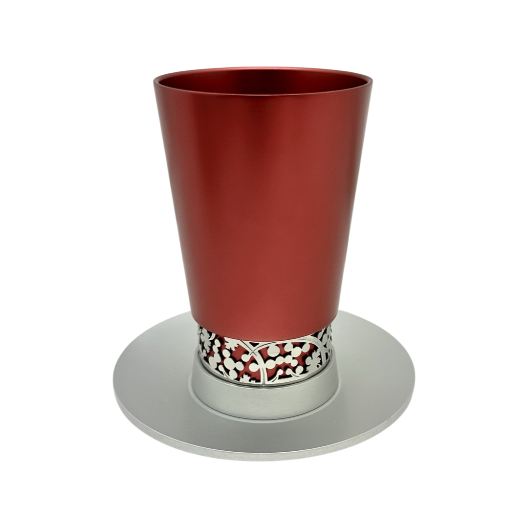Anodized Aluminum Kiddush Cup by Lev Shneiderman