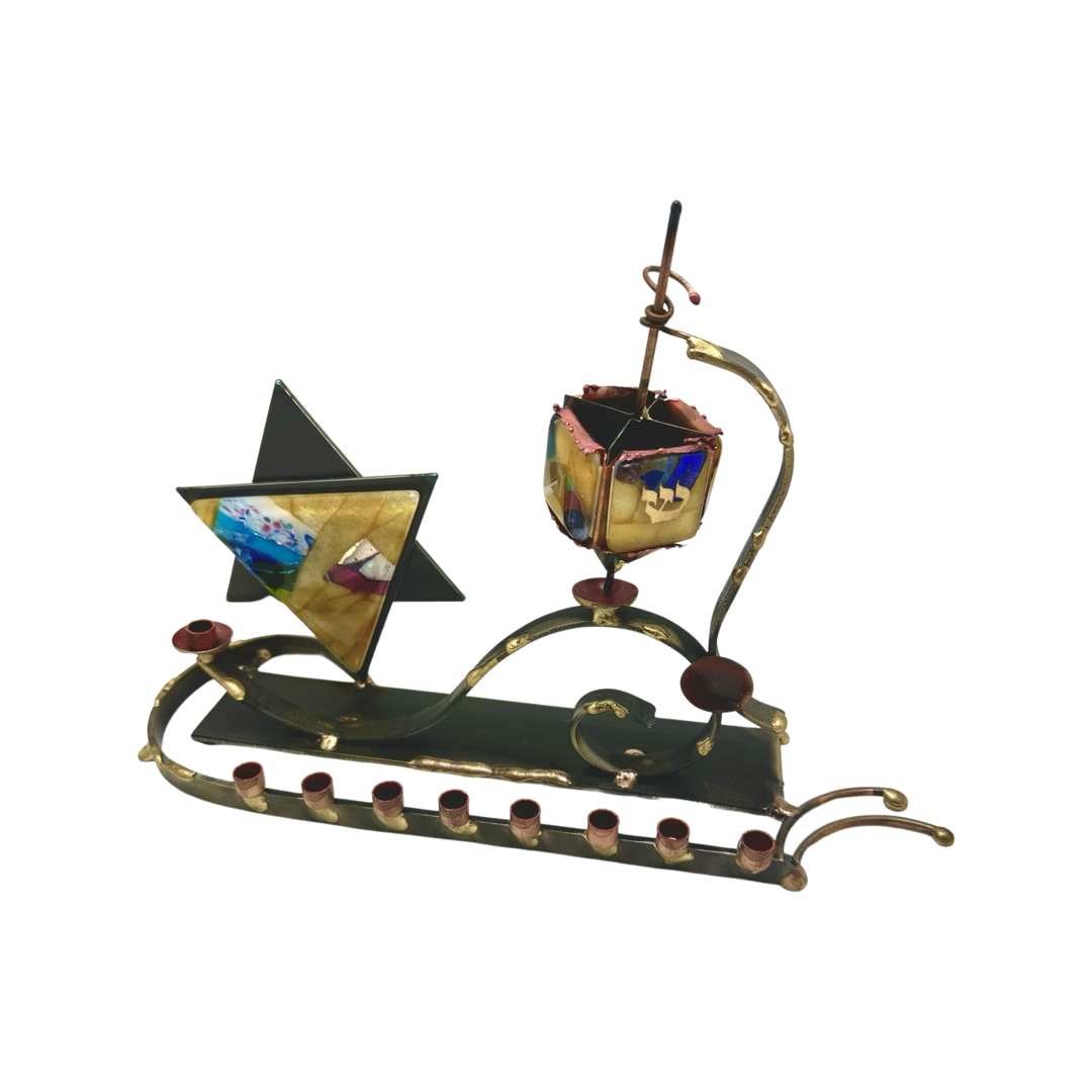 Dreidel Menorah