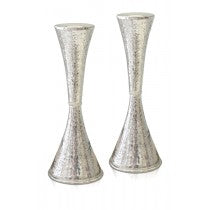 Hammered Cone Candlesticks