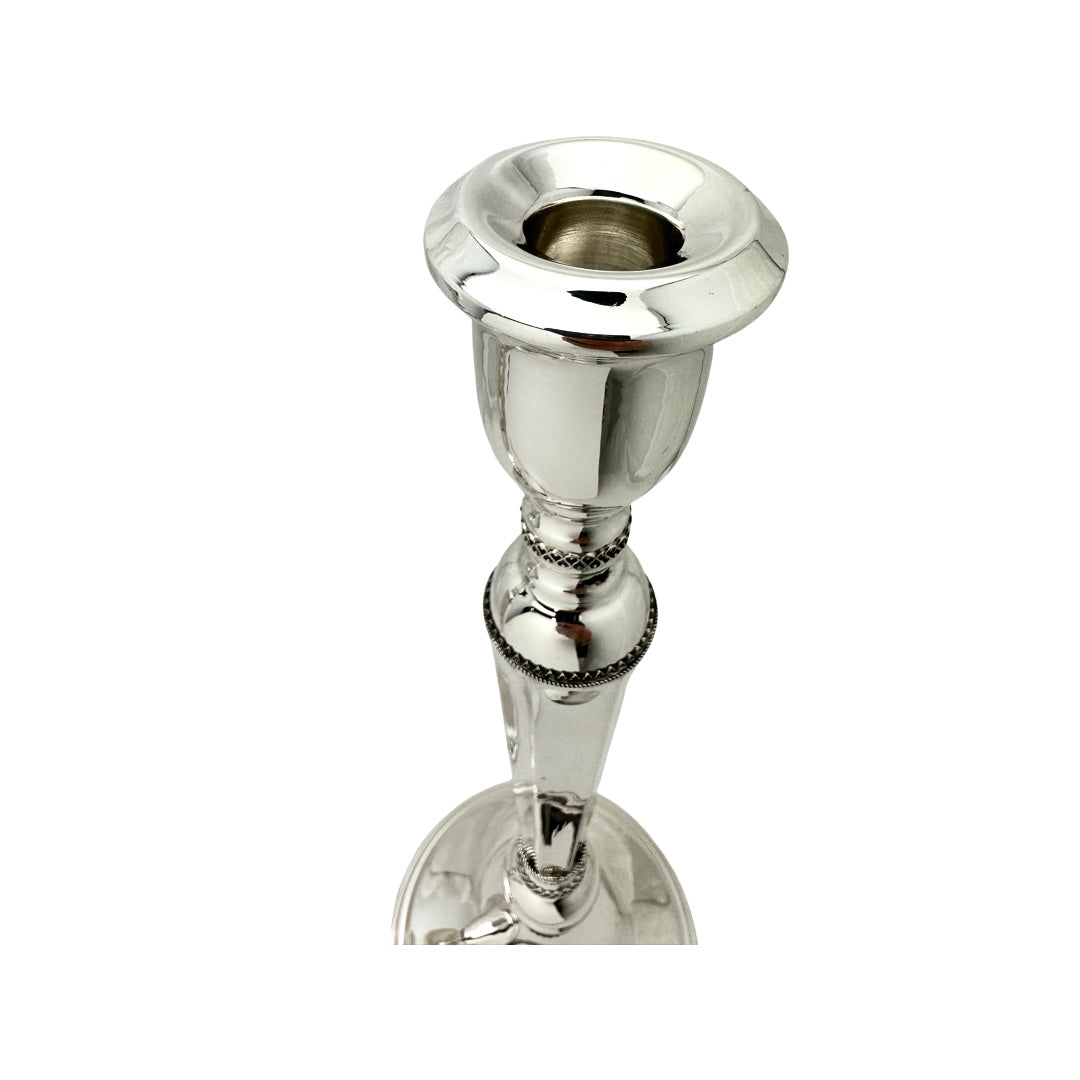 Sterling Silver with Filligree Candlesticks