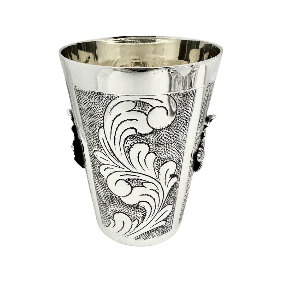 Casted Kiddush Cup Set L