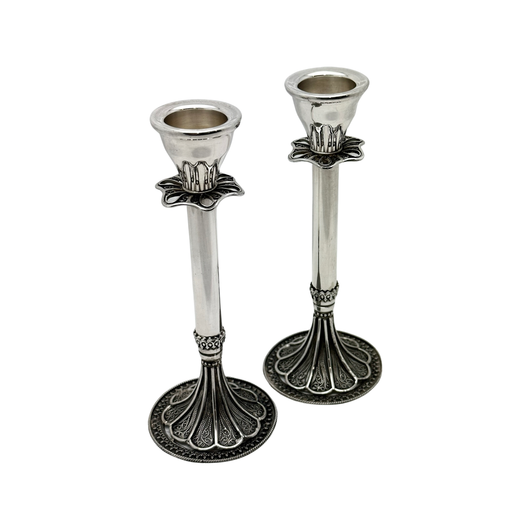 51/2" Filigree Candlesticks
