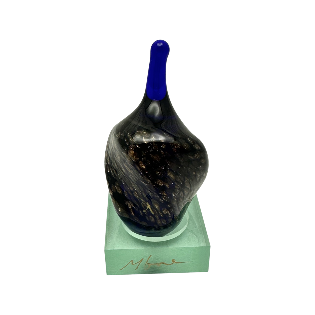 Michael Gore Gold/Cobalt Twist Dreidel