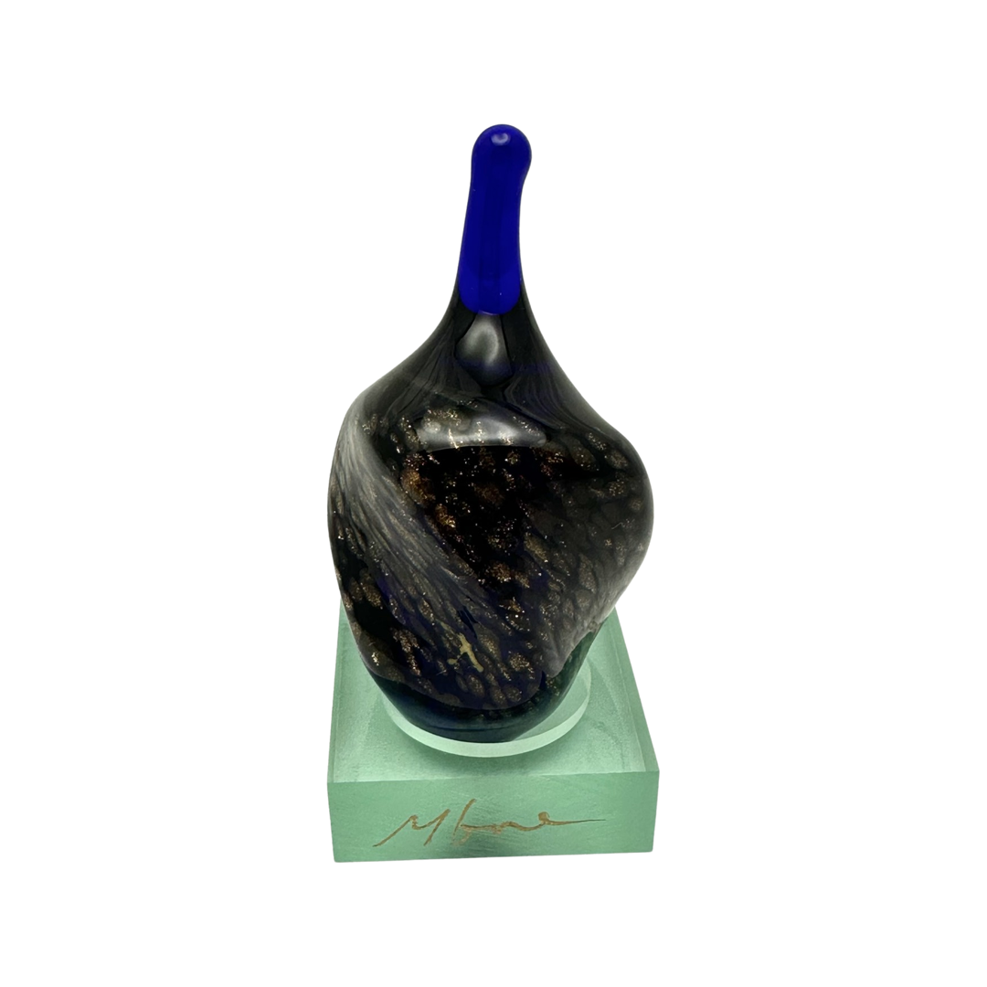 Michael Gore Gold/Cobalt Twist Dreidel