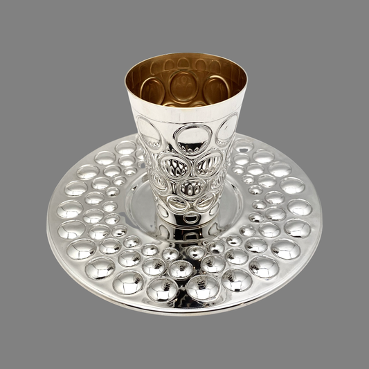 Italian Kiddush Cup Set Pois Stretto